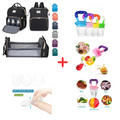 Pañalera para Bebé + Chupo Alimentador de Frutas en Silicona, 8 Colores