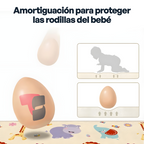 Tapete Acolchado para Bebé con Gimnasio Plegable de Actividades