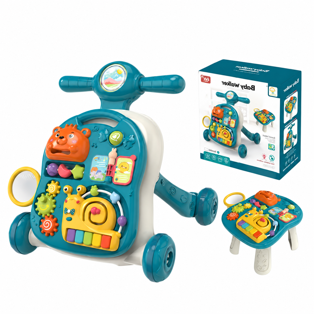 Caminador para Bebé 2 en 1 con Panel Musical Desmontable